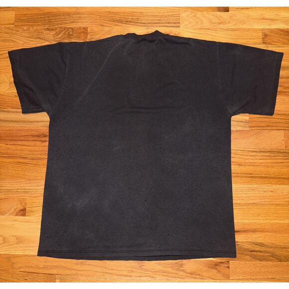 RARE! Single Stitch Vtg Funny US Marines T-Shirt Gray Size XL Semper Fidelis - Picture 2 of 10